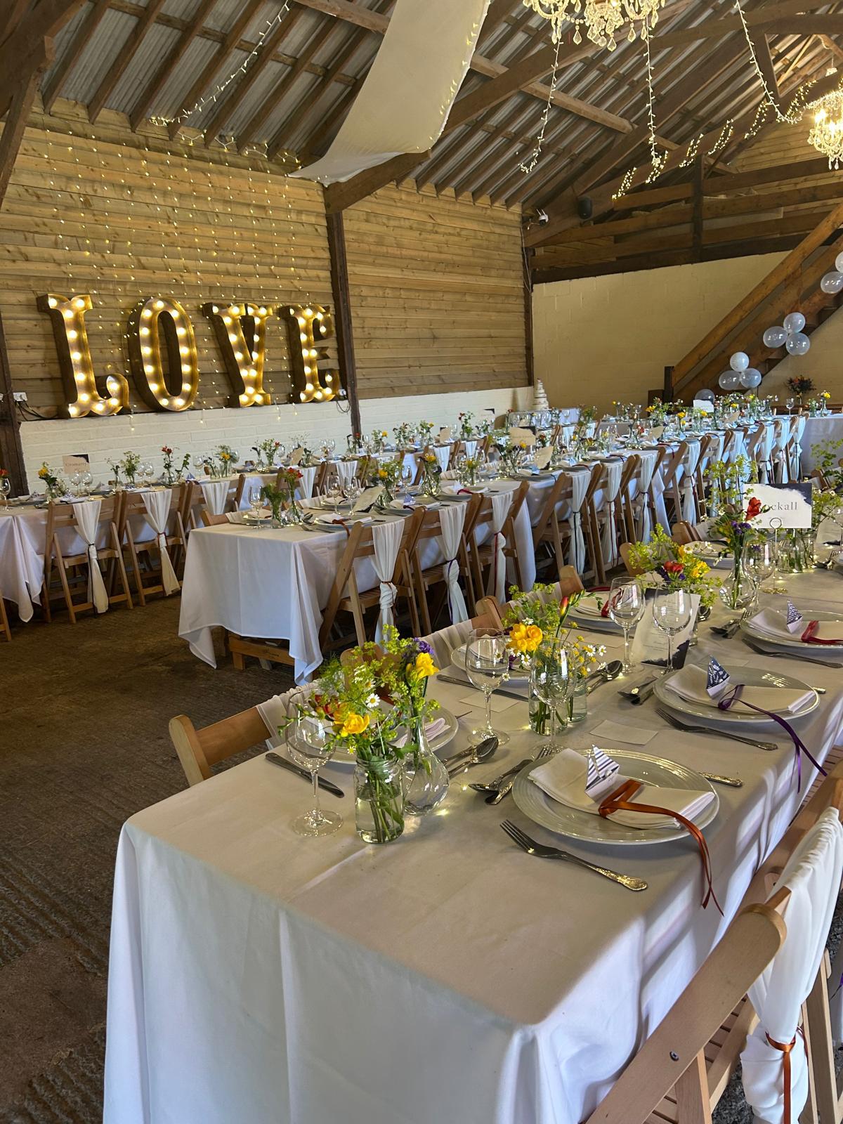 Garden party bar service